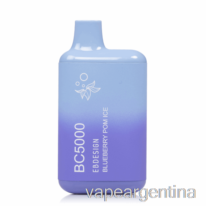 Vape Desechable De Hielo Con Pom De Arándano Bc5000 Descartable